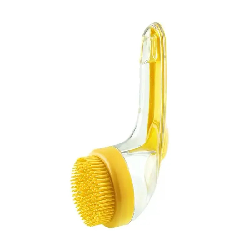 2026 Professional 2-In-1 Pet Bath and Grooming Deshedding Brush with Integrated Soap Dispenser, 8In x 3In x 4In, Gentle Massage Tool for Dogs and Cats, Enhances Coat Care and Bathing Experience, Promotes Blood Circulation