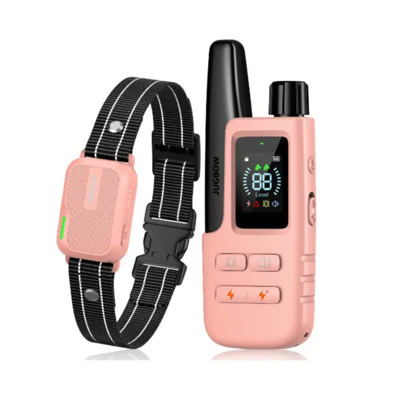 JUGBOW Dog Training Collar 4500FT Dog Training Behavior Aid, Remote IPX8 Waterproof with 4 Training Modes, Outdoor Rechargeable E-Collar DT61