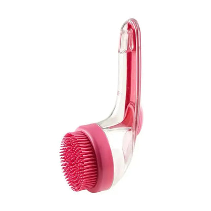 2026 Professional 2-In-1 Pet Bath and Grooming Deshedding Brush with Integrated Soap Dispenser, 8In x 3In x 4In, Gentle Massage Tool for Dogs and Cats, Enhances Coat Care and Bathing Experience, Promotes Blood Circulation