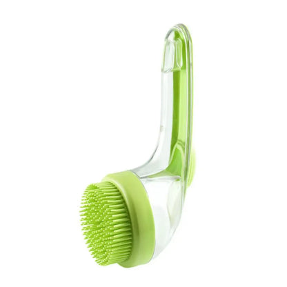 2026 Professional 2-In-1 Pet Bath and Grooming Deshedding Brush with Integrated Soap Dispenser, 8In x 3In x 4In, Gentle Massage Tool for Dogs and Cats, Enhances Coat Care and Bathing Experience, Promotes Blood Circulation