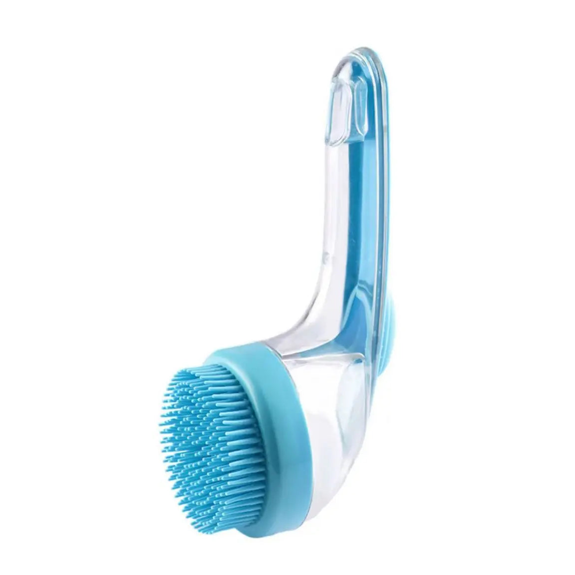 2026 Professional 2-In-1 Pet Bath and Grooming Deshedding Brush with Integrated Soap Dispenser, 8In x 3In x 4In, Gentle Massage Tool for Dogs and Cats, Enhances Coat Care and Bathing Experience, Promotes Blood Circulation