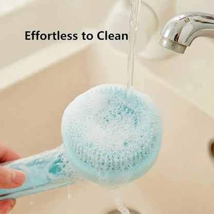 2026 Professional 2-In-1 Pet Bath and Grooming Deshedding Brush with Integrated Soap Dispenser, 8In x 3In x 4In, Gentle Massage Tool for Dogs and Cats, Enhances Coat Care and Bathing Experience, Promotes Blood Circulation