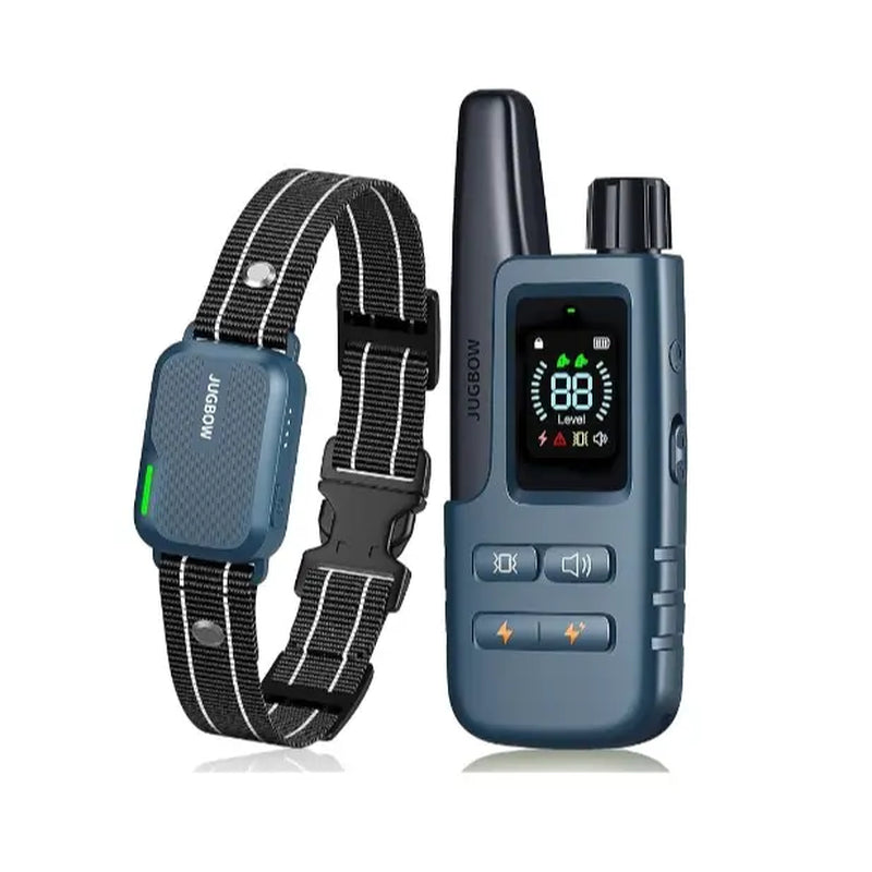 JUGBOW Dog Training Collar 4500FT Dog Training Behavior Aid, Remote IPX8 Waterproof with 4 Training Modes, Outdoor Rechargeable E-Collar DT61