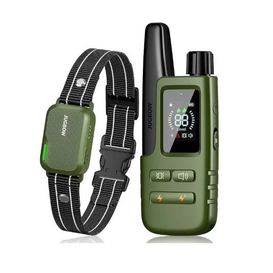 JUGBOW Dog Training Collar 4500FT Dog Training Behavior Aid, Remote IPX8 Waterproof with 4 Training Modes, Outdoor Rechargeable E-Collar DT61
